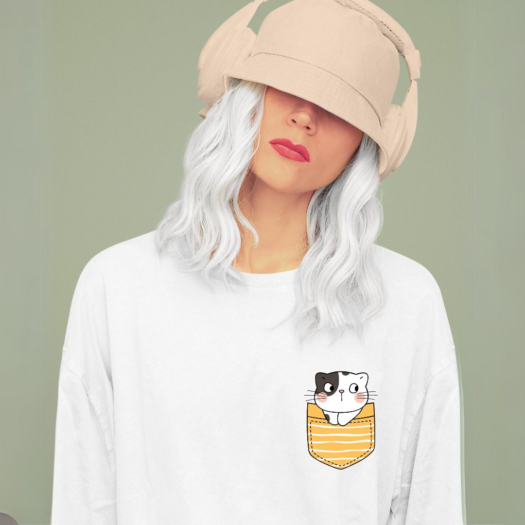 Cute cat Pocket