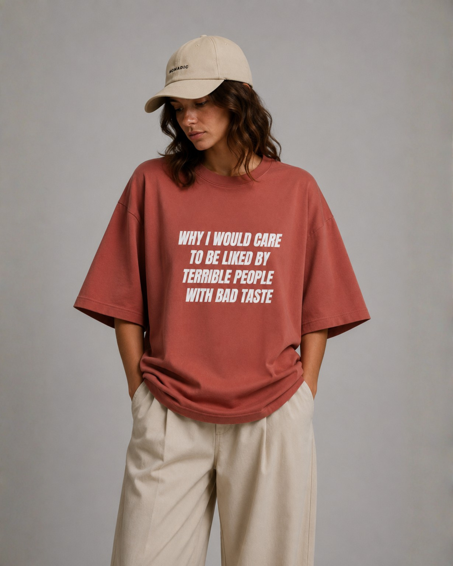 Why I Would Care - Oversized Unisex T-shirt