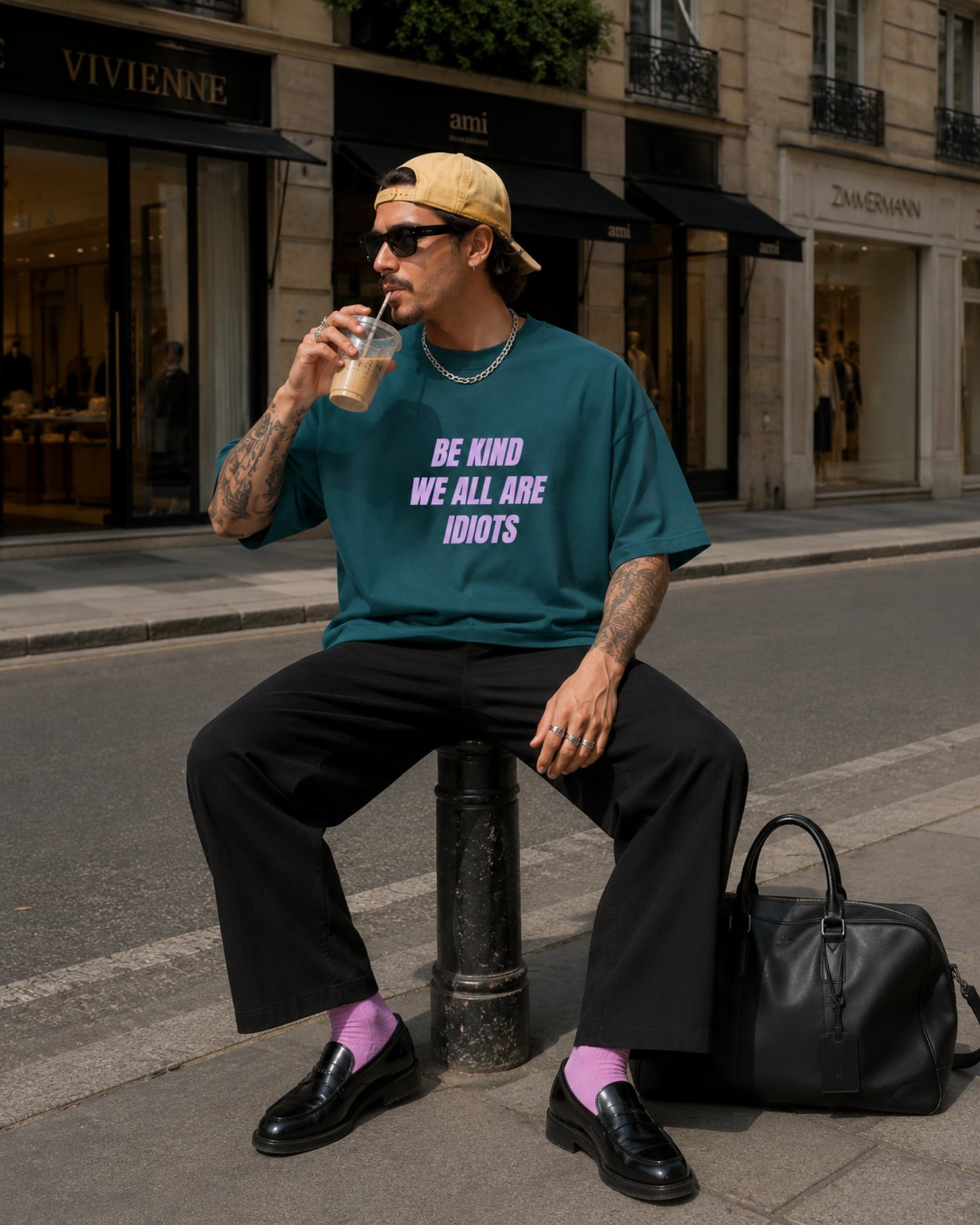 We All Are Idiots - Oversized Unisex T-shirt