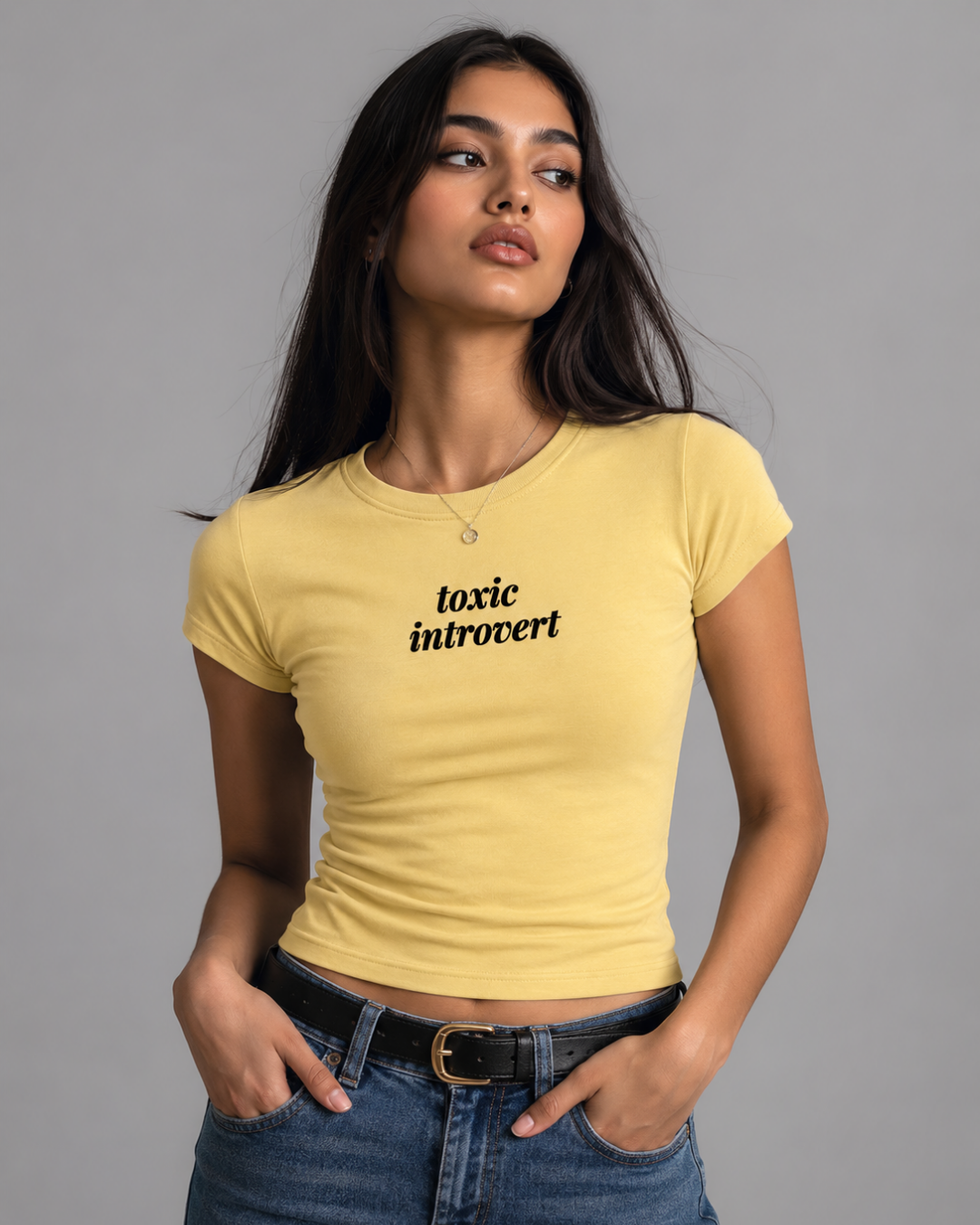 Toxic Introvert- Women Baby Tees