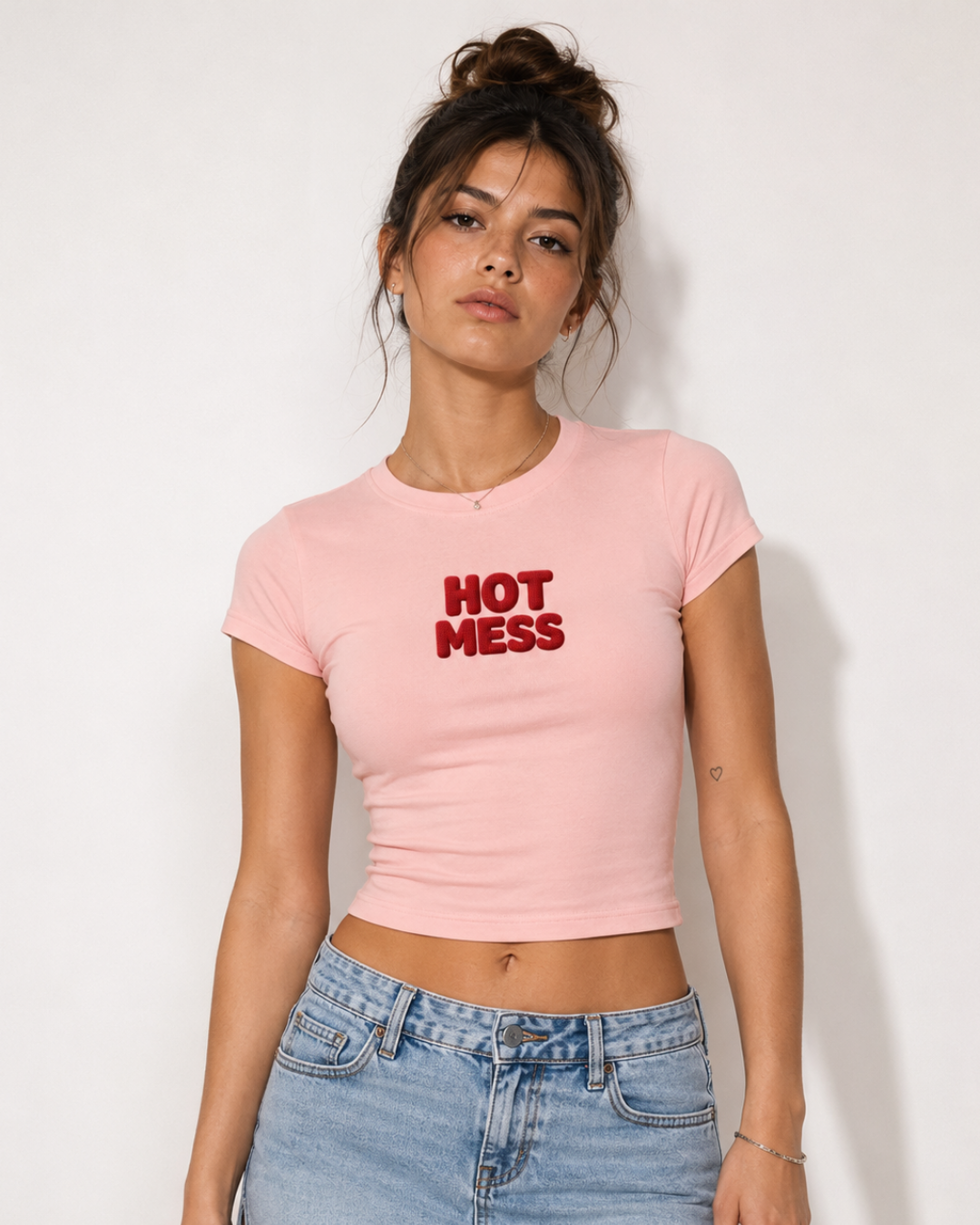 Hot Mess - Women Baby Tees