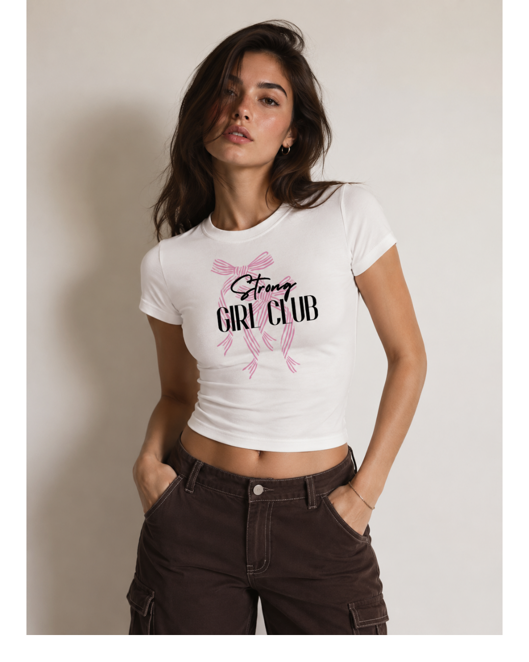 Strong Girl Club - Women Baby Tees