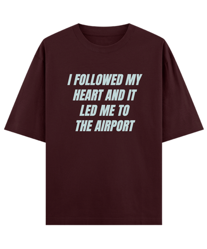 "Relatable oversized unisex self love t-shirt Cloquest maroon with funny quote, aesthetic Gen Z streetwear"