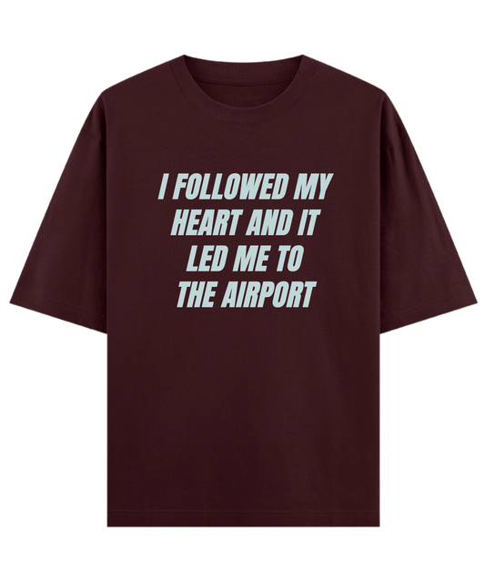 "Relatable oversized unisex self love t-shirt Cloquest maroon with funny quote, aesthetic Gen Z streetwear"