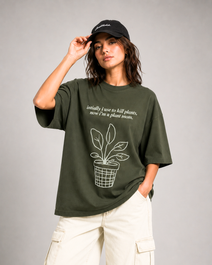 I'm A Plant Mom - Oversized Unisex T-shirt