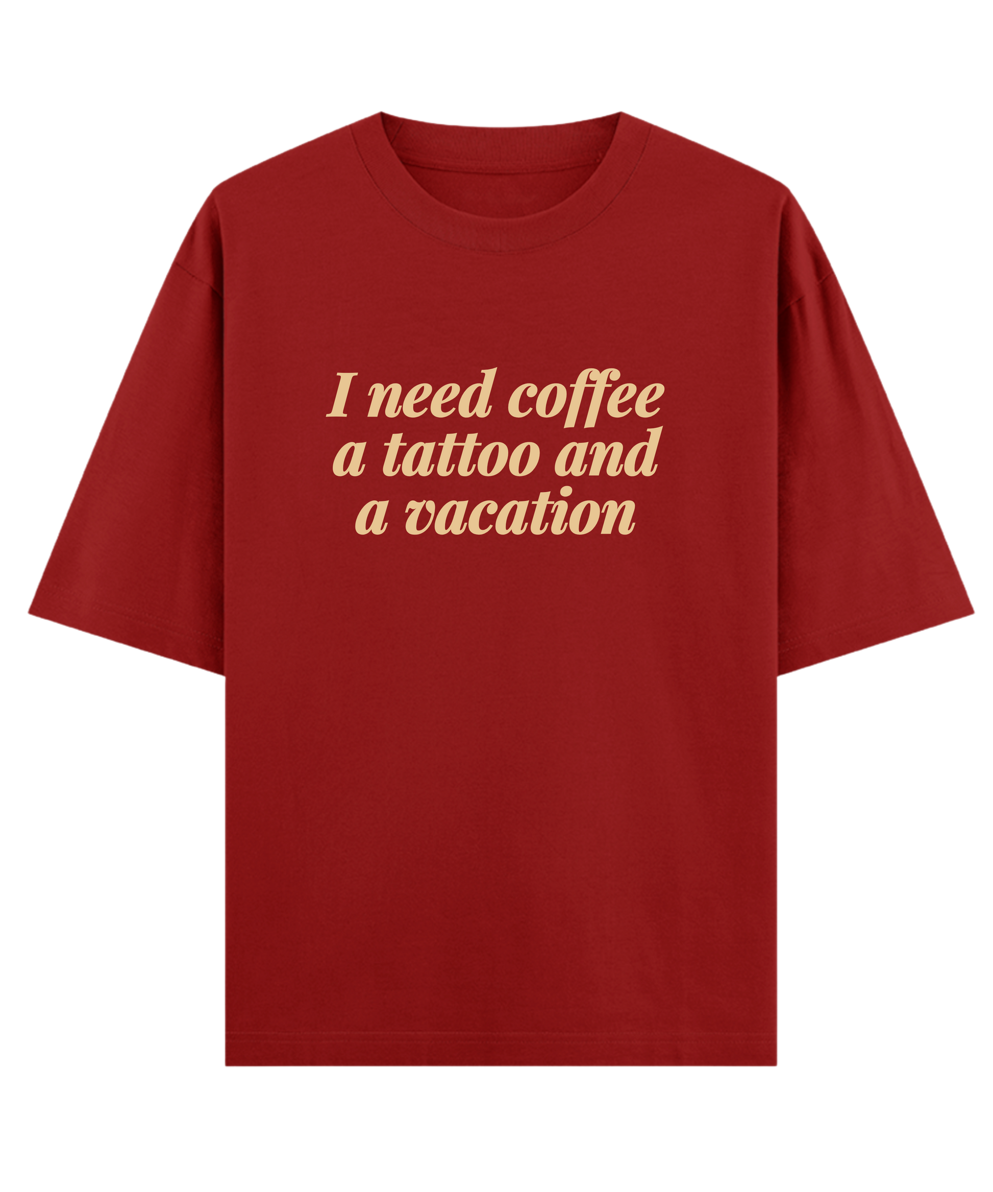 "Funny friend gift oversized unisex t-shirt Cloquest rust with relatable quote, aesthetic Gen Z streetwear"