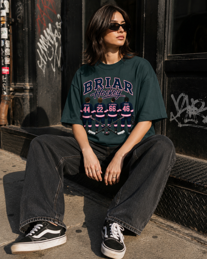 Briar Hockey- Oversized Unisex T-Shirt