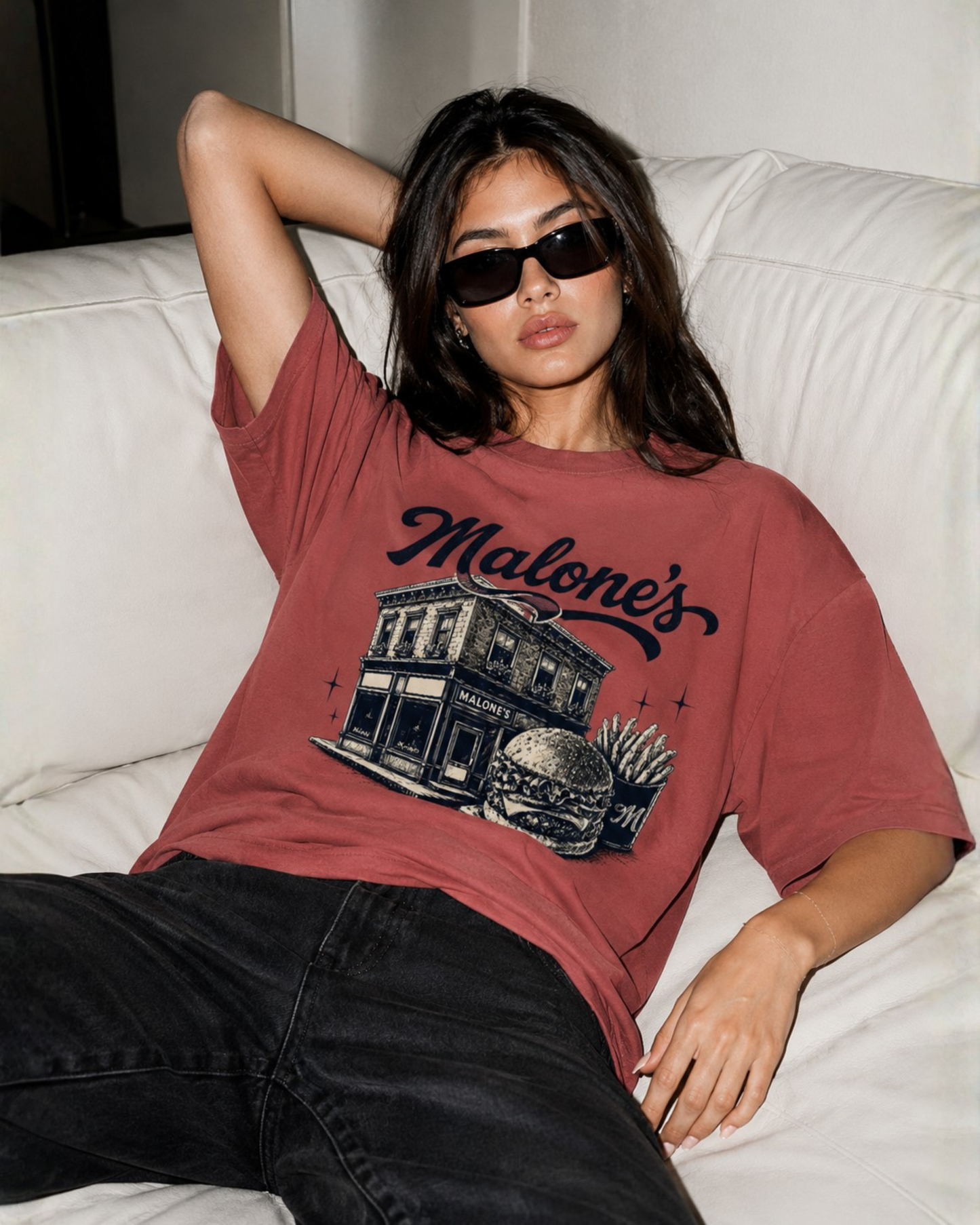 Malone's- Oversized Unisex T-Shirt