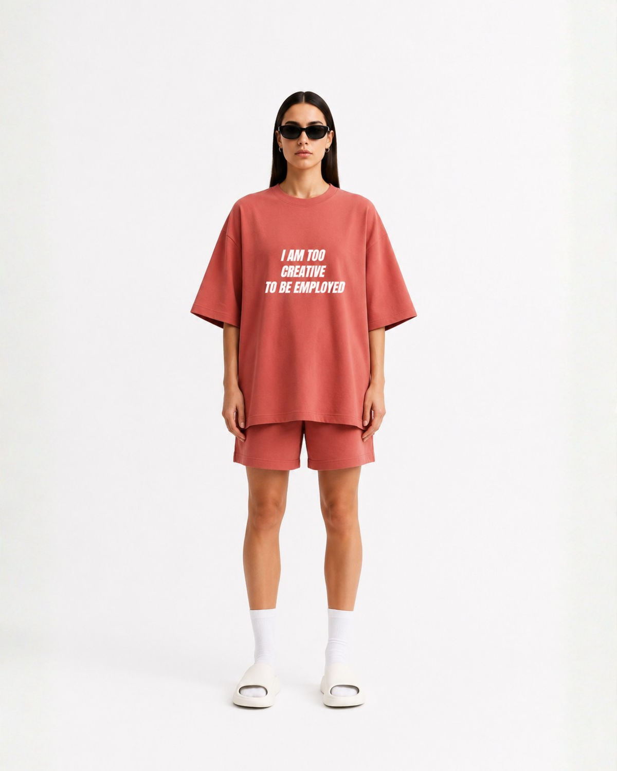 I Am Too Creative To Be Employed - Oversized Unisex T-shirt