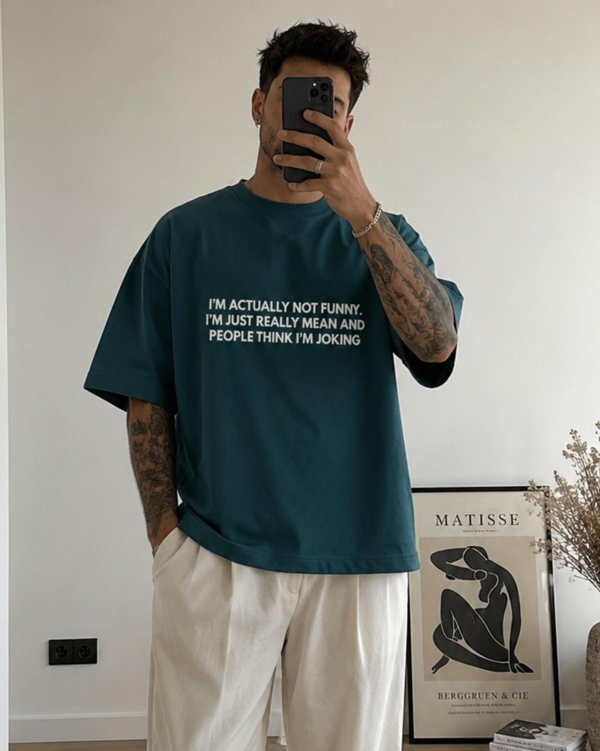 I’m Actually Not Funny - Oversized Unisex T-shirt