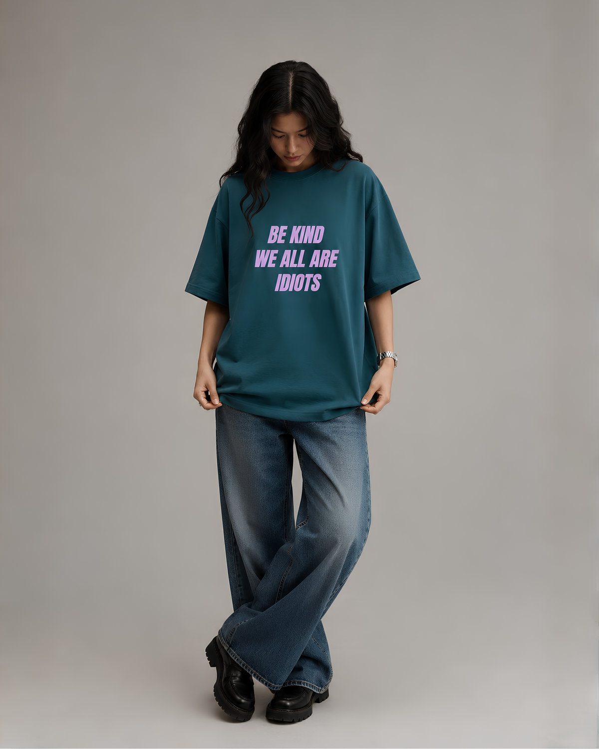 We All Are Idiots - Oversized Unisex T-shirt