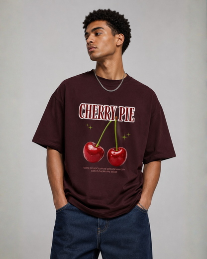 Cherry Pie-Unisex Oversized T-shirt