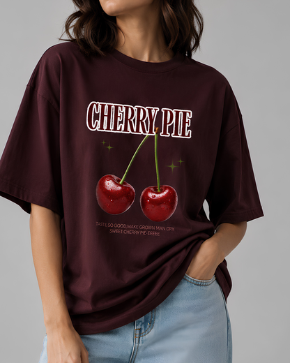 Cherry Pie-Unisex Oversized T-shirt