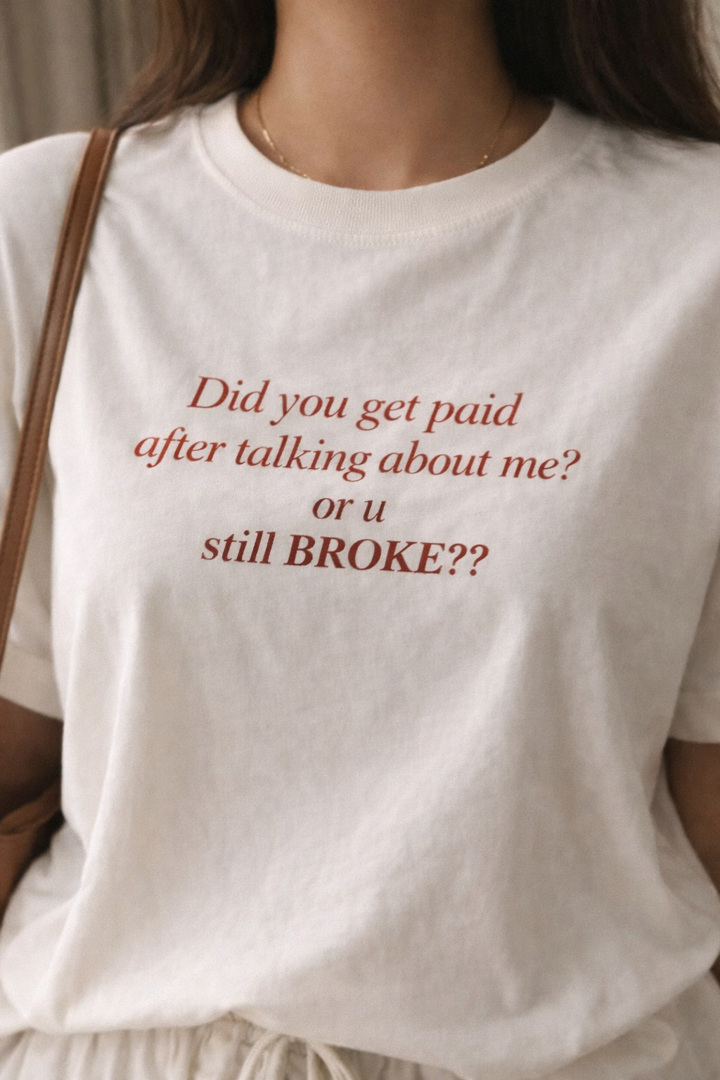 Did you get paid after talking about me