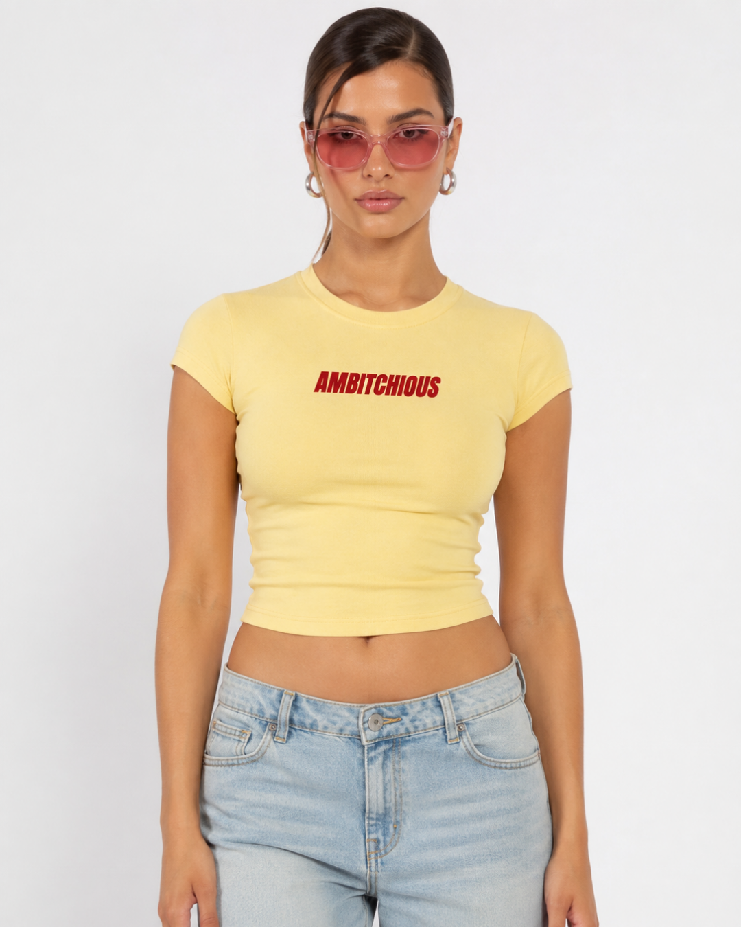 Ambitchious- Women Baby Tee