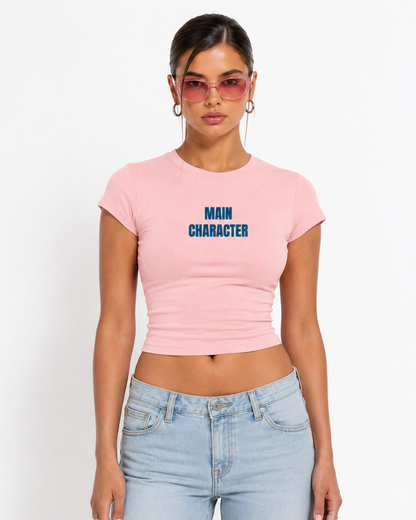 Main Character - Women Baby Tees