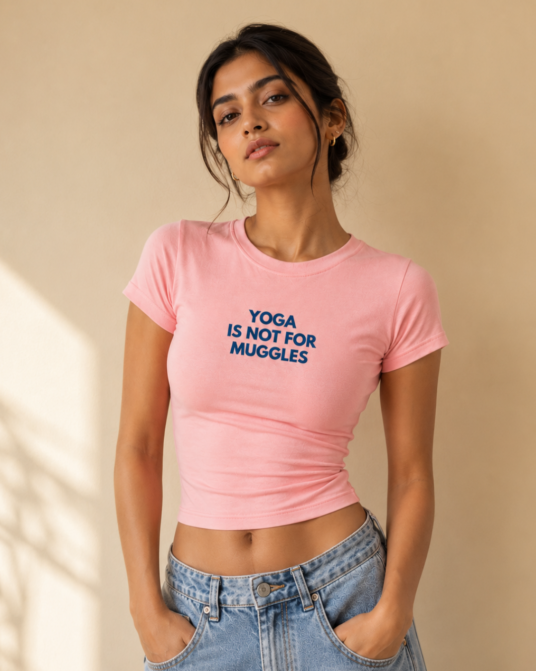 Yoga- Women Baby Tee