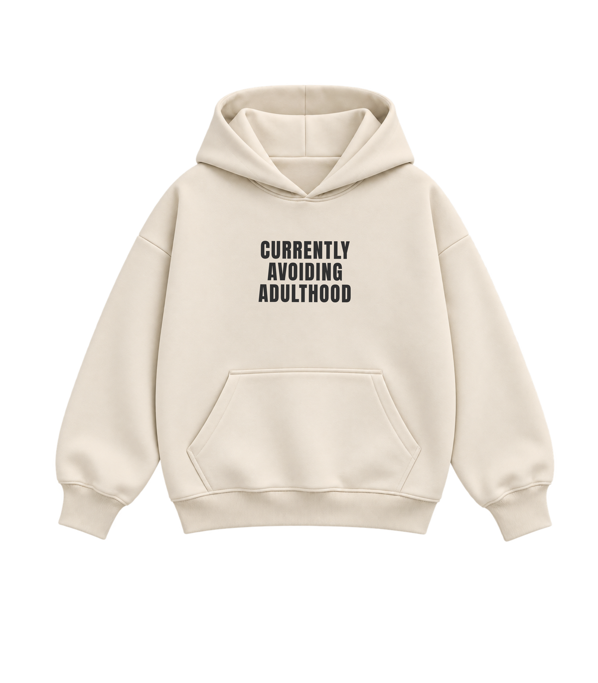 Avoiding Adulthood- Boxy Hoodie
