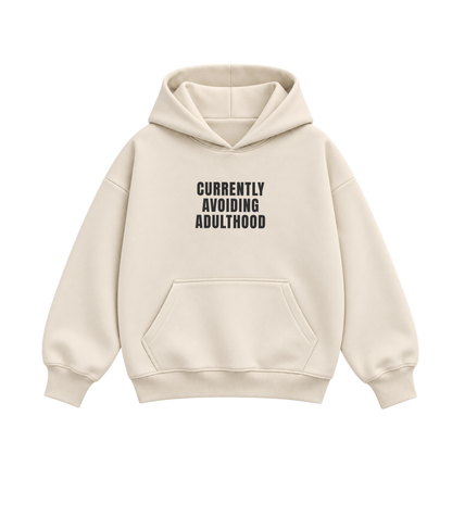 Avoiding Adulthood- Boxy Hoodie