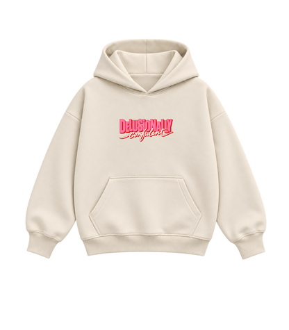 Delusionally Confident- Boxy Hoodie