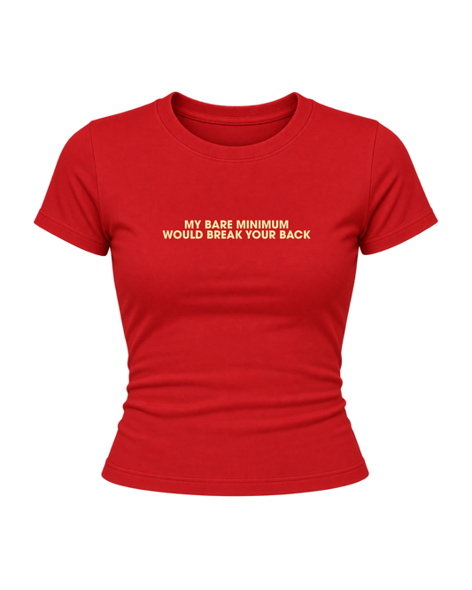 Bare Minimum - Women Baby Tees