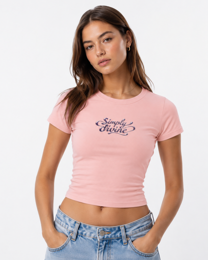 Simply Divine- Women Baby Tees