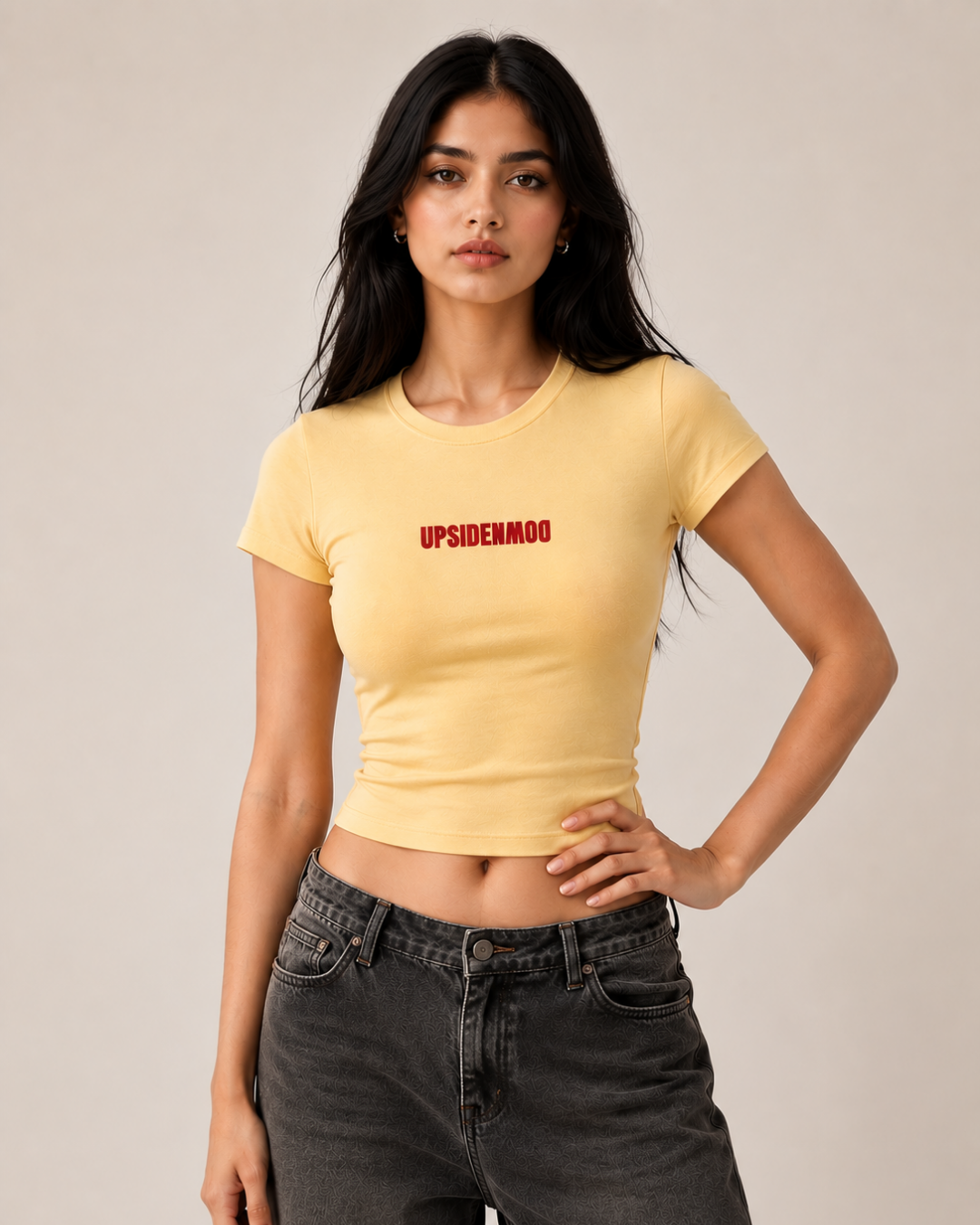 Upside Down- Women Baby Tees