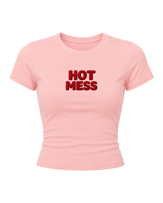 Hot Mess - Women Baby Tees