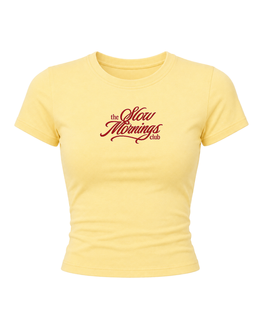 Slow Morning - Women Baby Tees