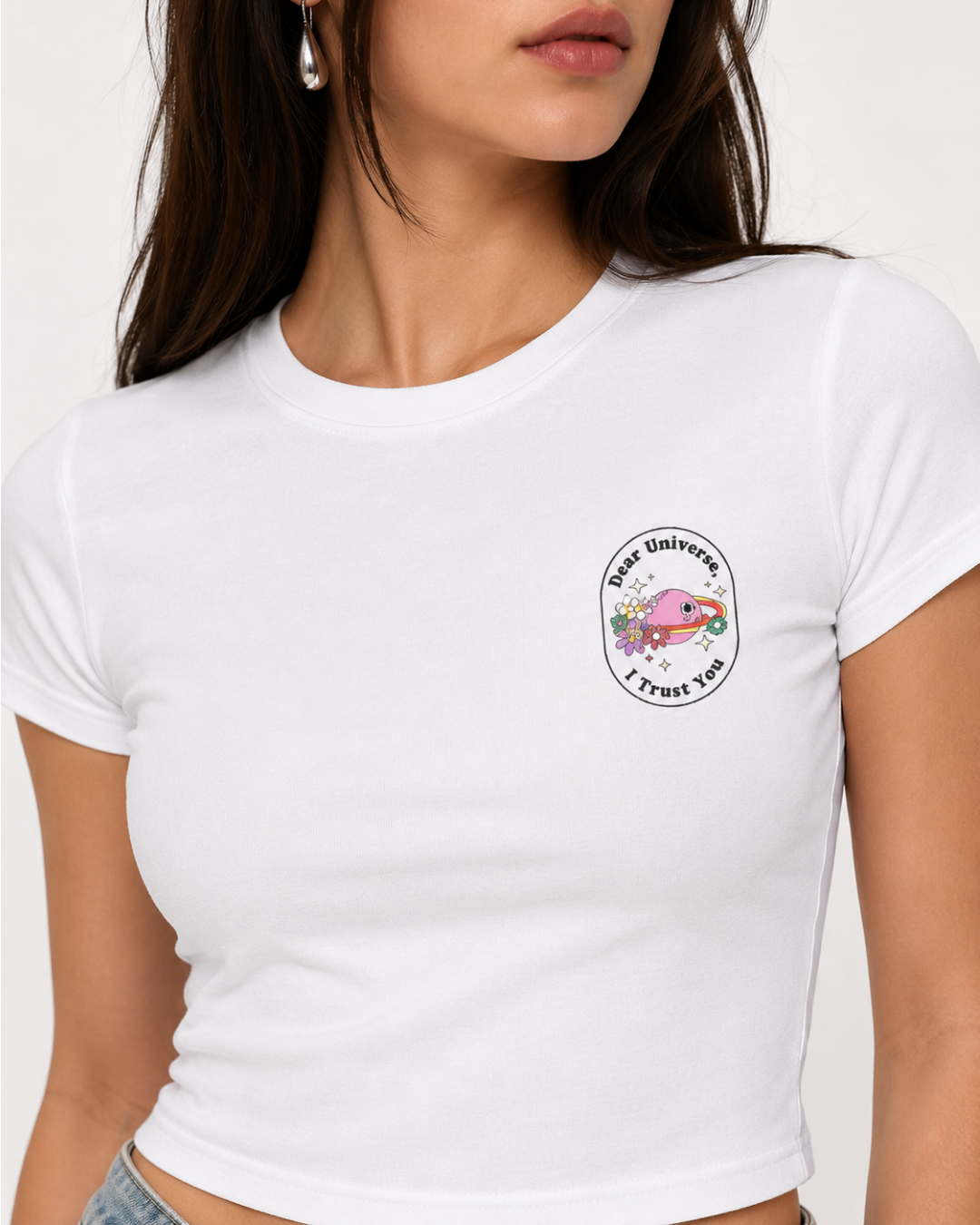 Dear Universe- Women Baby Tees