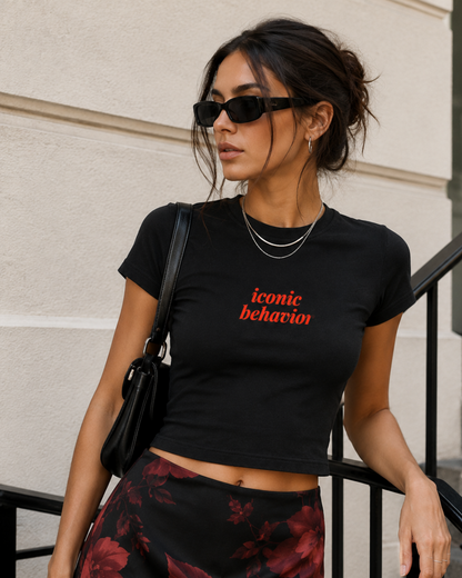 Iconic Behaviour- Women Baby Tees