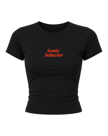 Iconic Behaviour- Women Baby Tees