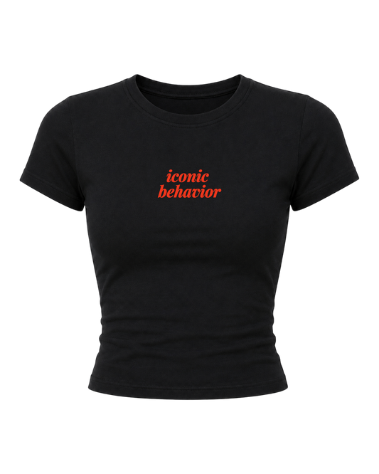 Iconic Behaviour- Women Baby Tees