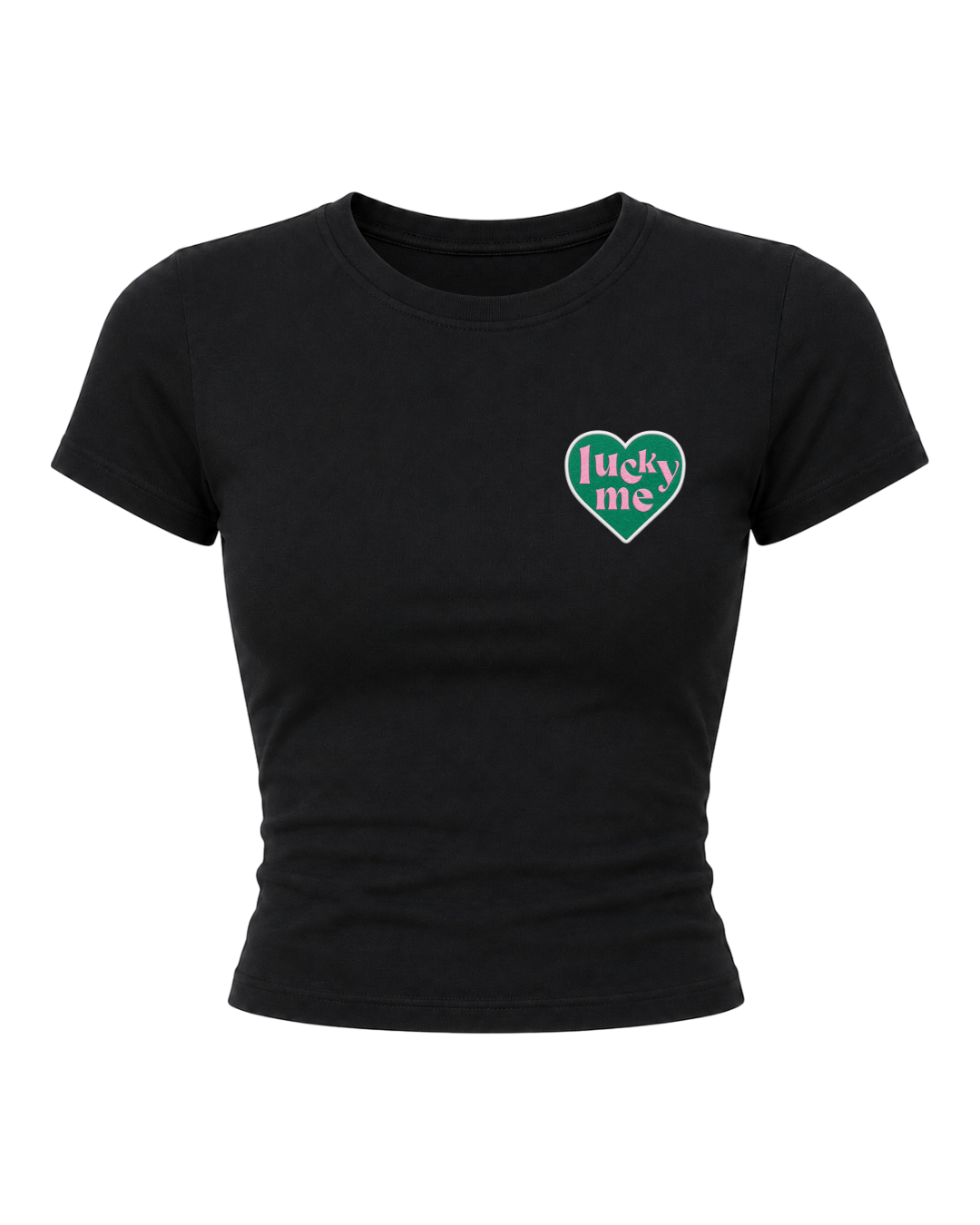 Lucky Me- Women Baby Tees