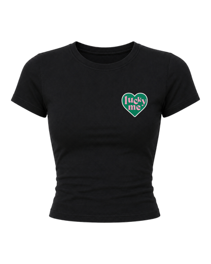 Lucky Me- Women Baby Tees
