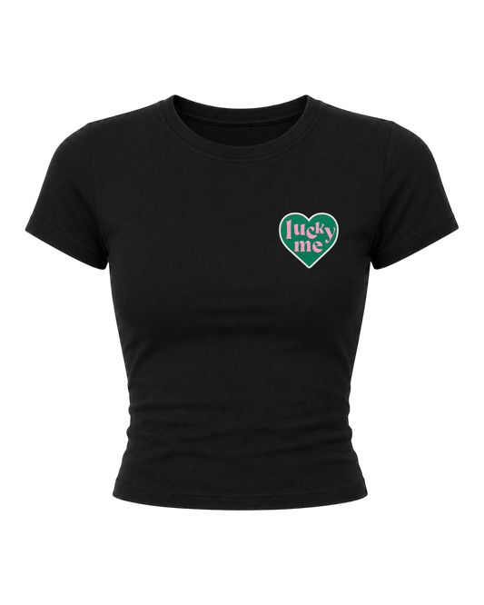Lucky Me- Women Baby Tees