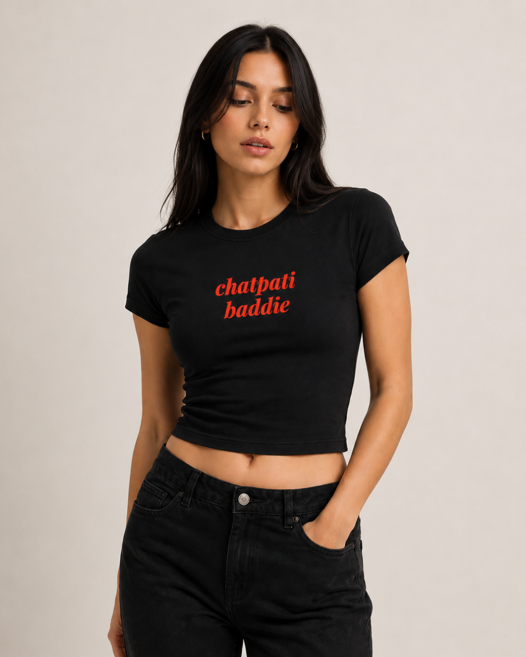 Chatpati Baddie - Women Baby Tee