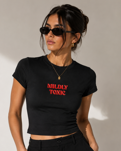 Mildly Toxic- Women Baby Tees