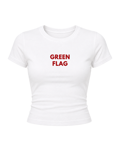 Green Flag- Women Baby Tees