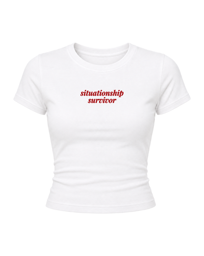 Situationship Survivor- Women Baby Tees