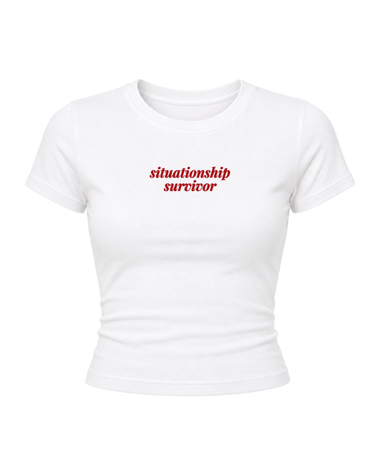 Situationship Survivor- Women Baby Tees