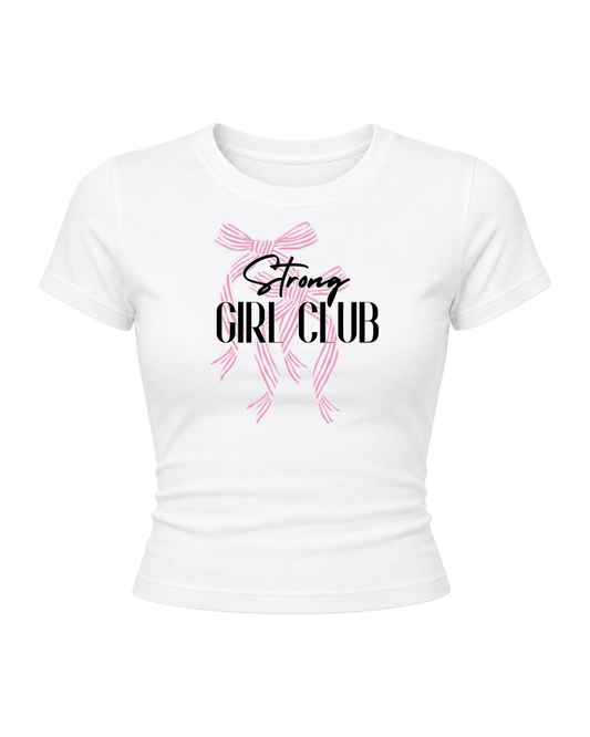 Strong Girl Club - Women Baby Tees