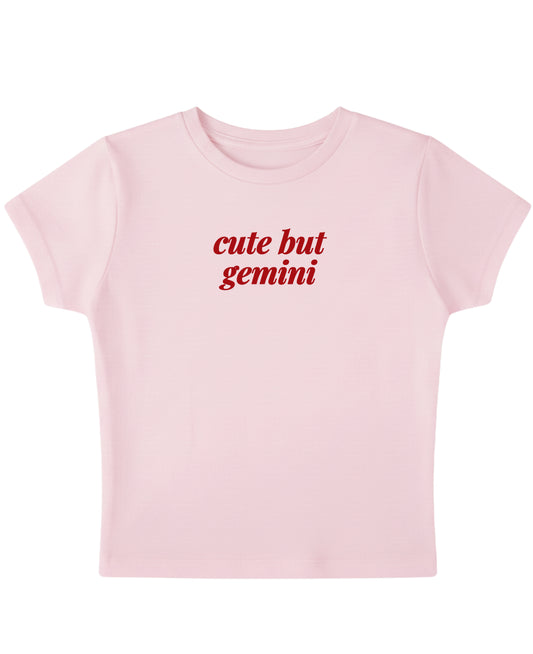 Baby Pink Baby Tee Front Design