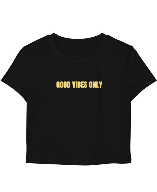 Black Baby Tee Front Design