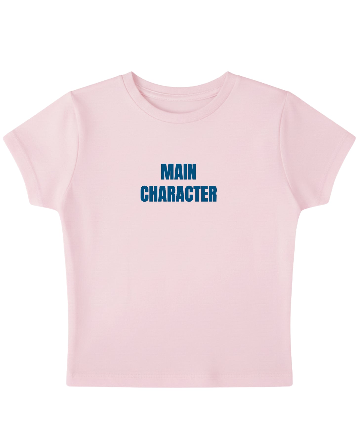 Baby Pink Baby Tee Front Design