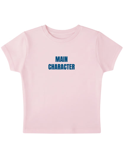 Baby Pink Baby Tee Front Design