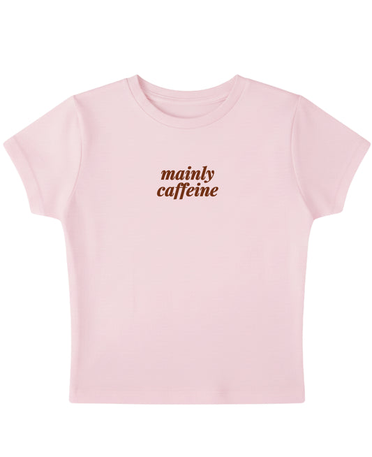 Baby Pink Baby Tee Front Design