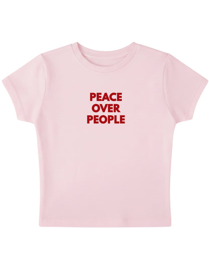 Baby Pink Baby Tee Front Design