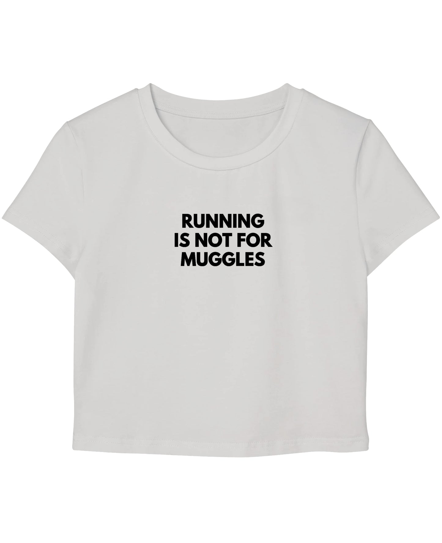 White Baby Tee Front Design