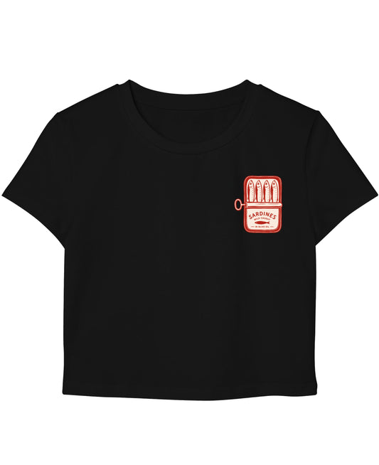 Black Baby Tee Front Design